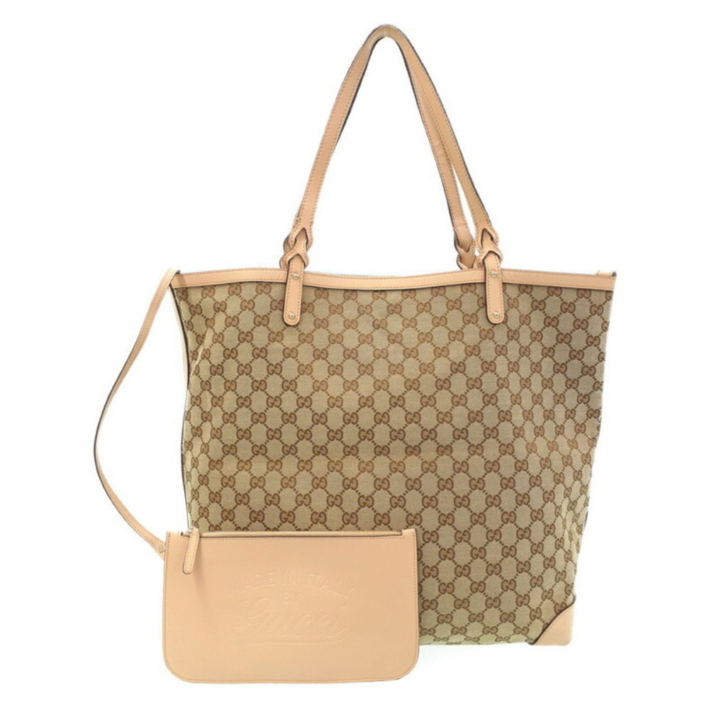Gucci Canvas Craft tote Cream GG bag - Picture 2 of 9